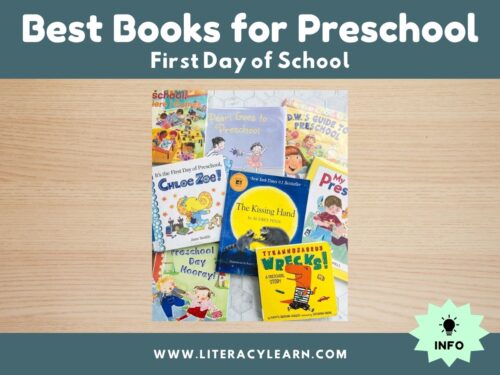 Cover for the best books for preschool post.