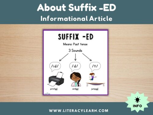 About Suffix -ED
