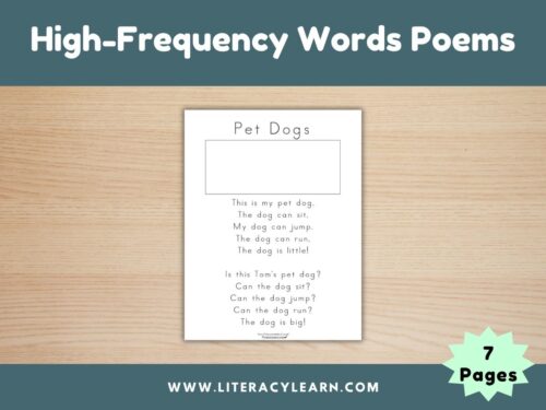 High-Frequency Word Poems