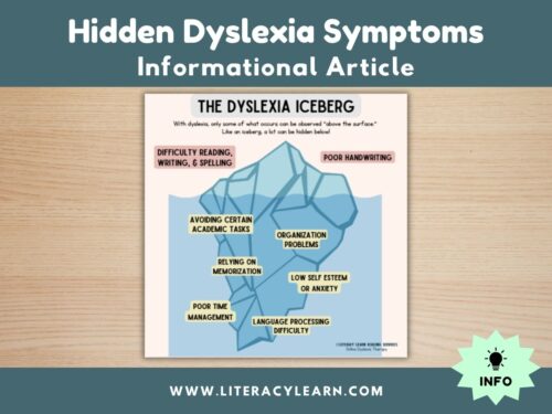 Cover image for dyslexia iceburg.
