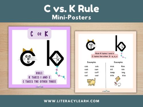 C vs. K Mini Posters