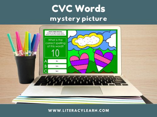 CVC Words Mystery Picture