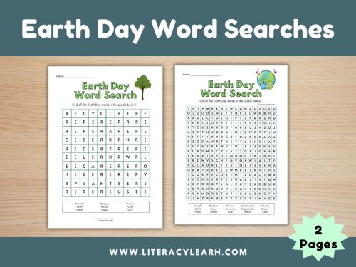 Earth Day Word Searches