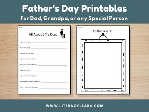 Father's Day Printables (Dad, Grandpa & Special Person Options)