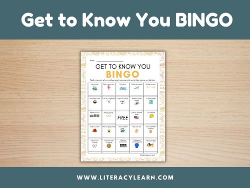 Get to Know You Bingo