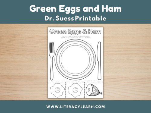 Dr. Seuss Green Eggs & Ham Printable