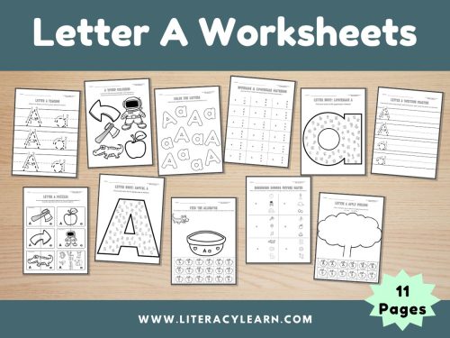 Letter A Worksheets