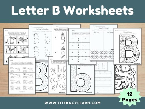 Letter B Worksheets