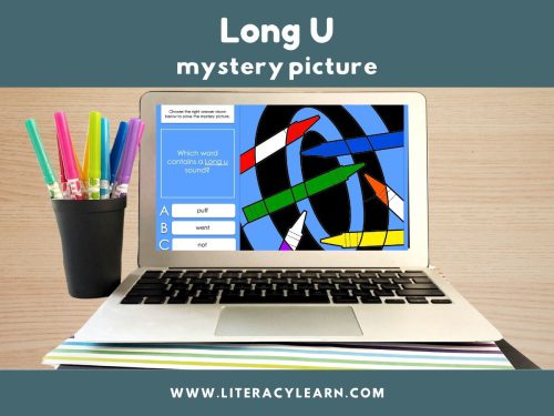 Long U Words Mystery Picture