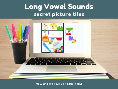 Long Vowel Sounds Secret Picture Tiles