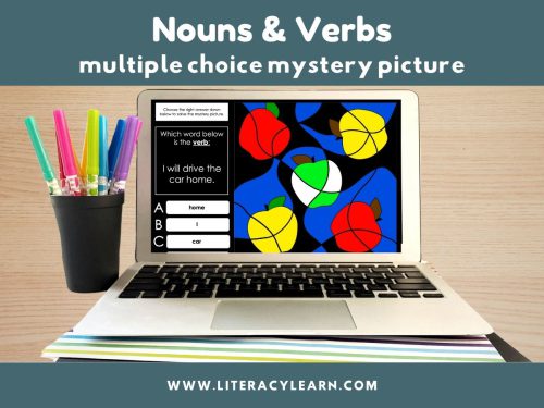 Nouns & Verbs Mystery Picture