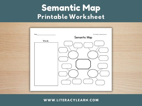 Semantic Mapping Worksheet Template