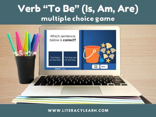 To Be (Is, Am, Are): Multiple Choice Game