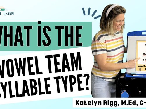 What Is the Vowel Team/Diphthong Syllable Type?