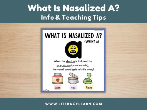 What Is Nasalized A (Whiny A)?