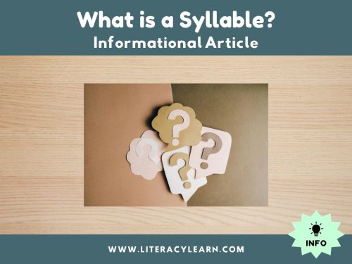 What Is a Syllable?