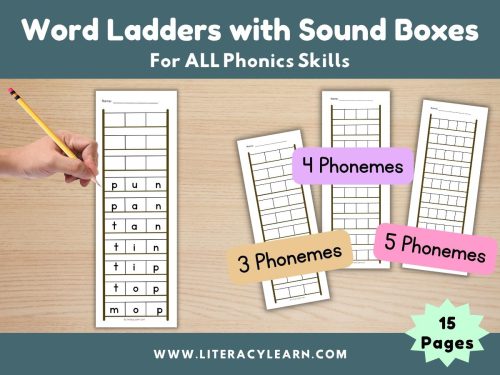 Word Ladders for ALL Phonics Skills