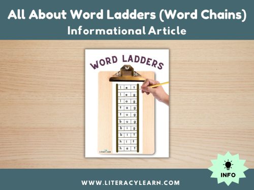 All About Word Ladders (Word Chains)