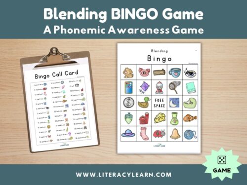 Cover for blending Bingo game.