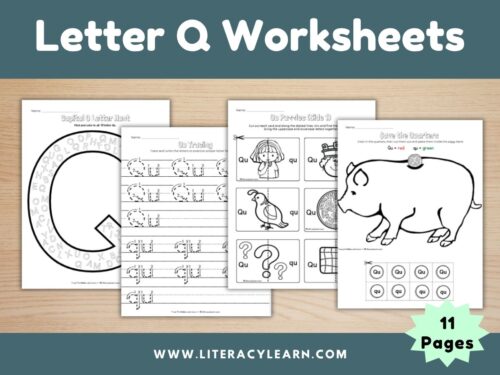Letter Q Worksheets