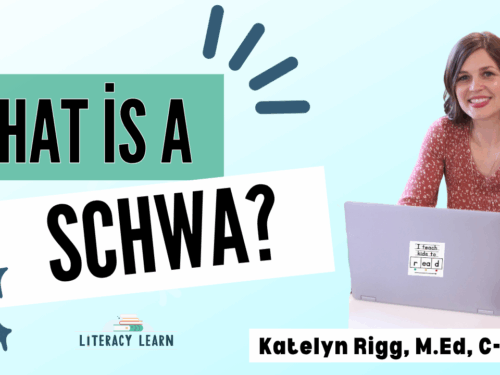 Graphic titled, "What is a schwa?"