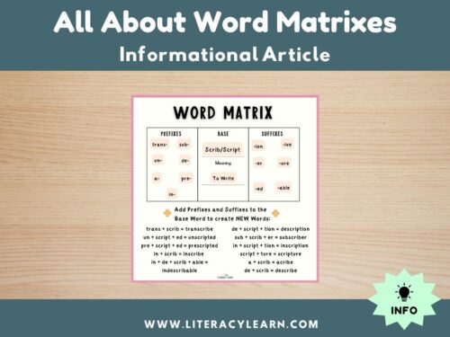 All About Word Matrixes