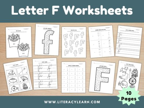 Letter F Worksheets