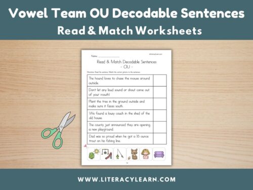 Cover image for decodable sentences for OU words.
