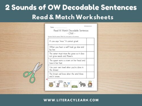 Cover image for decodable sentences for OW words.