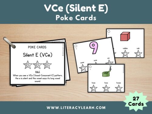 Poke Cards: VCe (Silent E)