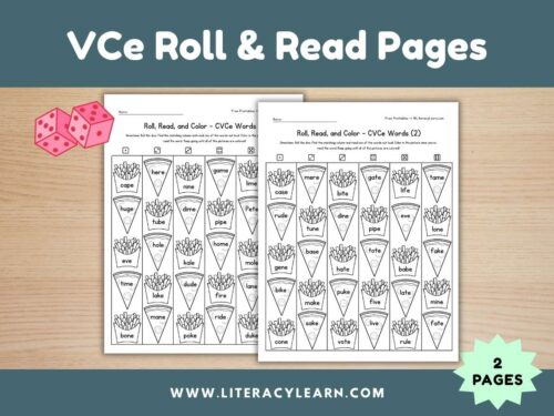 Graphic titled, "VCe Roll & Read Pages."