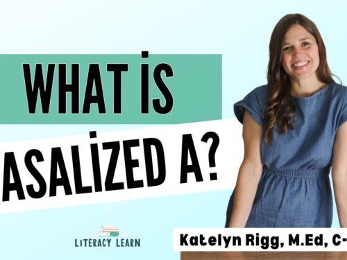 Graphic titled, "What is Nasalized A?"