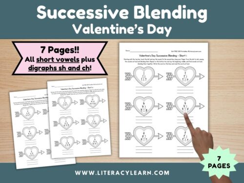 Graphic titled, "Successive Blending Valentine's Day."