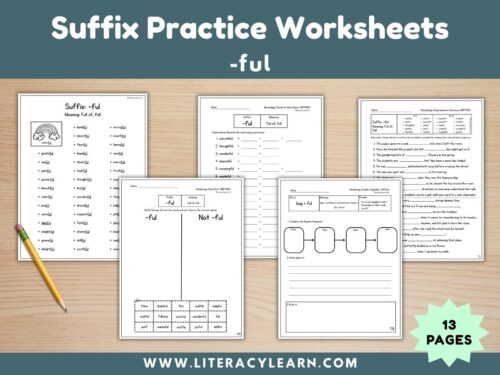 Suffix Practice Worksheets: -ful