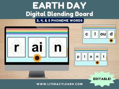 Graphic titled, "Earth Day Digital Blending Board."