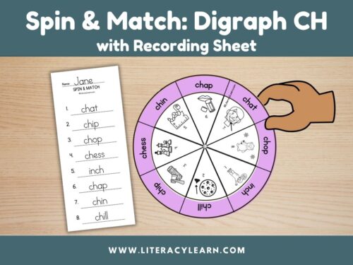 Spin & Match Wheel: Digraph CH