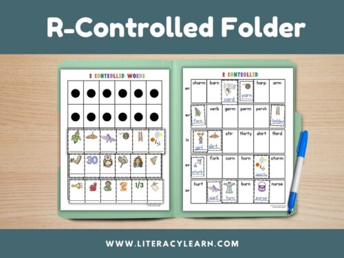 Cover showing R-Controlled vowel folder.