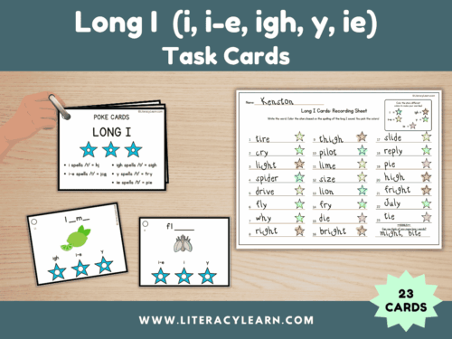 Cover showing Long I Poke Cards.