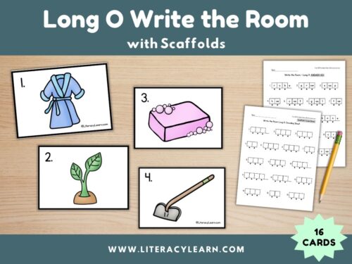 Long O Write the Room cover graphic.
