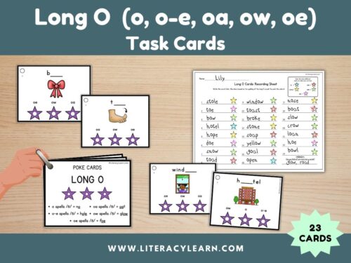 Cover showing Long O Poke Cards.