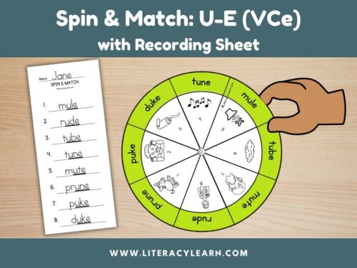 Spin & Match Wheel: U-E (VCe)